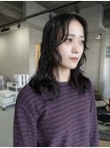 レディース アプリコットオレンジ/ウェーブショート［新潟］