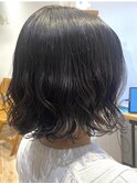 大きめ毛先パーマ