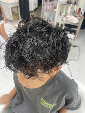 ドロップ キッズ・スパイラルパーマ