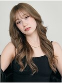 渋谷ミルクティーベージュハイトーンカラーヘーゼルベージュ30代