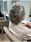 くせ毛風大人パーマ