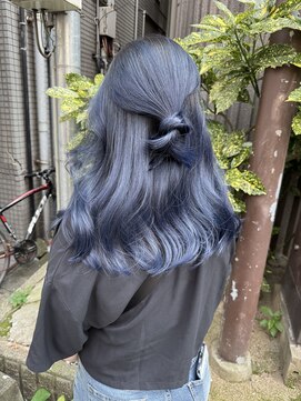 ヘアカロン 熊本本店(Hair CALON) ブルーデザインカラー