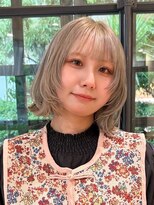 リュミエ ドゥ マッシュ(Lumier de mashu)&nbsp;【大阪/梅田/茶屋町/中崎町】ボブレイヤー/ミルクティーベージュ