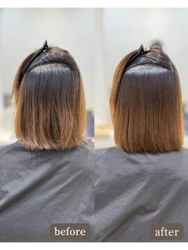 シンズ 銀座(sins) 30代 広がるうねりをまとまりやすい髪質に改善