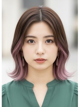 チャチャブラン(cha-cha Blanc) ブリーチありイヤリングピンク