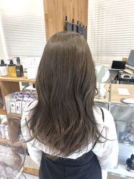 ネオリーブウリ 二子玉川店(Neolive uri) ミディアムヘア暗めカラーデザインカラーフェイスフレーミング