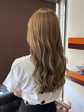 アド ヘア プレイス(adon hair place) smoky beige