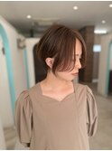 バングなし、大人くびれショート