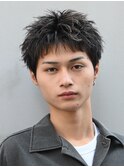 渋谷ルーズショートアクティブショートピンパーマビジネスヘア