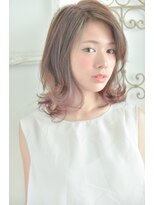 キープへアデザイン(keep hair design)&nbsp;外はね☆レッドコンビネーションカラー