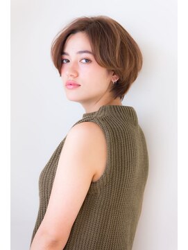 アリエッタ(aRietta) 【aRiettaスタイル】白髪ぼかし/白髪染め/上品大人ショート/銀座