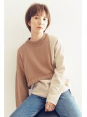 【Marl】ラフな質感のショートボブにナチュラルメイク♪