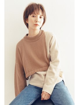 ヘアーアンドアトリエ マール(Hair&Atelier Marl) 【Marl】ラフな質感のショートボブにナチュラルメイク♪