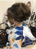 浴衣アップスタイル♪