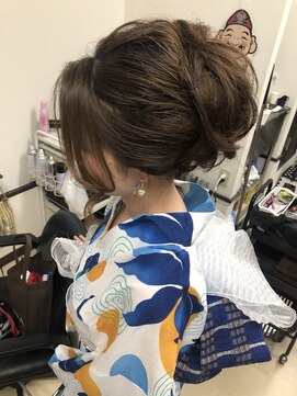 フラワー(Flower) 浴衣アップスタイル♪