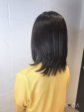 シェル 吉祥寺(shell) 黒髪ミディ☆