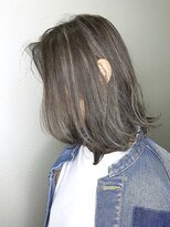 クラルス バイ アルティナ 溝の口店(Clarus by artina)&nbsp;外ハネロブ×シルバーハイライト【Clarus溝の口】