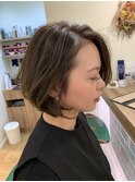 大人可愛いショートボブ