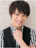 ≪mod's men≫黒髪が◎優等生風★知的束感カットF