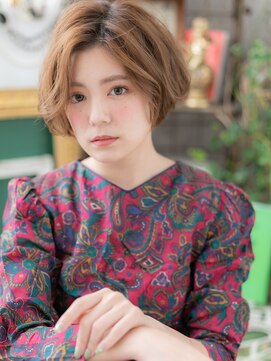 カバーヘア ブリス 戸田公園西口店(COVER HAIR bliss) アシンメトリーミニボブハンサムショートa戸田公園20代30代40代