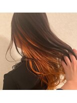 シャルム(Charme) オレンジインナーカラー