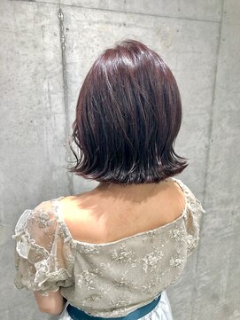 リュネッツ(lunettes) 【朝ラク】外ハネピンクボブ