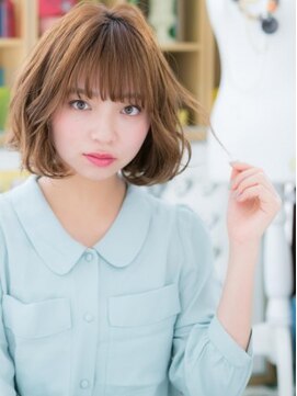 カバーヘア ブリス 川口(COVER HAIR bliss) ★大人可愛いハイライトくせ毛風ふわふわボブ20代30代40代★8