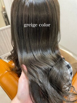 エクラートリアン 藤沢店(ECLART Lien) グレージュカラー[藤沢/髪質改善]