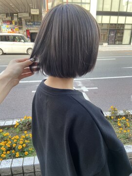 ボアップ 京橋店(boappu) #グレー #グレージュ #ボブ
