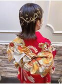 成人式・卒業式　ショートへアアレンジ