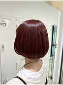 【ブリーチ1回】ボルドーカラー