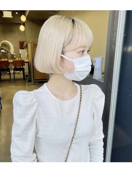 ナループロア ルームー(Nalu pu loa ROOMOO) ゆるまきタッセルカット/タッセルカット/タンバルモリ/韓国ボブ