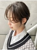 黒髪/グレーベージュ/レイヤーロング/前髪パーマ[西船橋/津田沼]