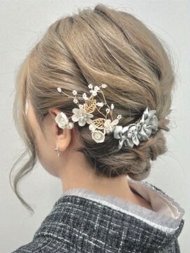 バサラ 新宿駅前店(VASARA) ゆるふわアップヘア♪着物ヘア/浴衣ヘア/卒業式ヘア/成人式ヘア