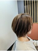 大人かわいいショートボブ