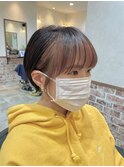インナーカラー ×マッシュショート
