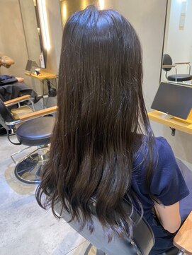 ジーナ 船橋(Zina) 髪質改善＊ロングレイヤーグレーベージュ＊美髪【Zina船橋】