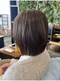 酸性ストレート×レイヤーボブ