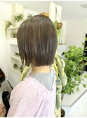切りっぱなしボブ