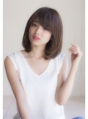 【寺尾拓巳】大人かわいいグレージュひし形小顔ミディアム