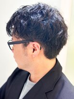 インタークロス&nbsp;20代30代40代メンズクラウドマッシュソフトツーブロック黒髪