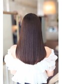ミディアムレイヤーカット髪質改善酸熱Vertex