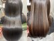 エレノア スパアンドトリートメント 博多店(Eleanor)の写真/広がりなどの髪の悩みに応えるメテオストレート◎最高の手触り、艶やかな自然になじむ潤いのある髪に☆