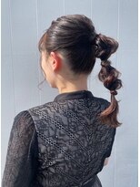 マッシュ(MASHU) ねじねじポニーテール ヘアアレンジ◎20代30代40代