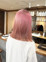 サニー サイド(Sunny Side)&nbsp;淡ピンク × 切りっぱなし