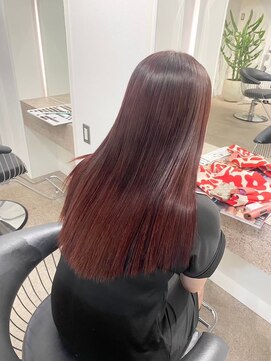 オフィーリア 名古屋 ハムレッツオリジナル乾かしただけできまる髪質改善ストレート