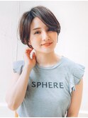 大人ショート/ショートボブ/ショート/ミセスショート