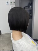 切りっぱなしボブ