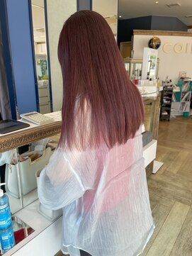 コワファースト 大分(COIFF1RST) ピンクパープルカラー