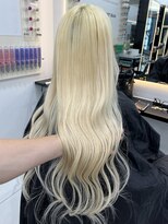 ラピス 渋谷本店(Lapis)&nbsp;ホワイトブロンド/エクステ/スーパーロング